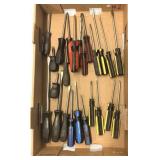 Variety of screwdrivers