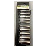 10 piece 1/2" drive standard socket set
