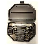 7 pc standard wrench set w/accessories