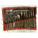 13 pc Heavy duty punch and chisel set