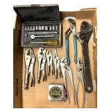 Vice grips/crescent wrench/other tools