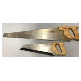 2 hand saws