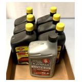 7 quarts of 10W 40 motor oil