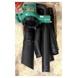 Leaf blower w/gutter attachments as is