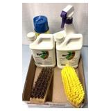 Round up/insect repellent/brushes