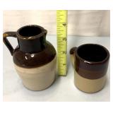 Miniature stoneware/pottery pieces