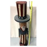 Wooden Uncle Sam/americana decor