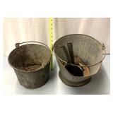 Galvanize steel pails some holes in Vail