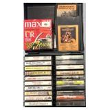 Country cassettes/8 track tapes
