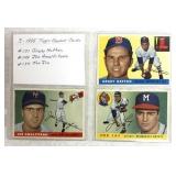 3-1955 Topps Baseball Cards
