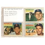 3- 1956 Topps Baseball Cards