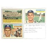 3- 1956 Topps Baseball Cards