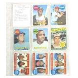 8- 1969 Topps Baseball Cards