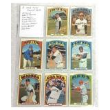 8- 1972 Topps Baseball Cards