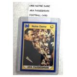 1990 ARA Parseghian Coach- N.D. Football card