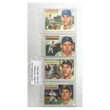 4-1956 Topps Baseball Cards