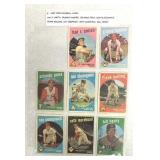 8-1959 Topps Baseball Cards