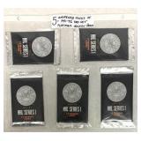 5- Packs1991-92 Pro Set Platinum Hockey Cards