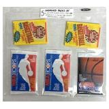5- Packs1989-90-91-92 Basketball Cards
