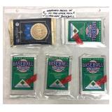 4-unopened 1-opened pack 1990/1993 Baseball Cards