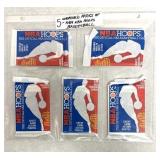 5-unopened packs 1989 NBA Hoops Basketball Cards