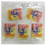 5-unopened packs 1989 Topps Baseball Cards