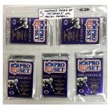 5-packs 1991 "series 2" NFL Pro Set Football Cards