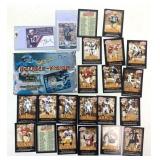 Variety of Football cards and collectables