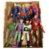 Superman/Spider-Man/the hulk/action figures