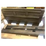 Queen pioneer headboard-brown