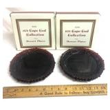 4 Avon cape cod dessert plates