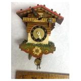 Miniature cuckoo clock