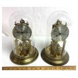 2 Schatz 400 day clocks, missing pieces to hang