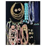 Necklaces/ clip on earrings