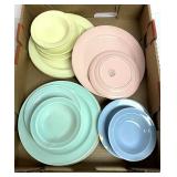 Lu-Ray Pastels Dishware some chipped