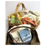 Hand towels and baskets