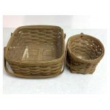 2 longaberger baskets