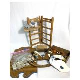 Wooden decor and calendar