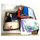 Large Vty of scarves and handkerchiefs