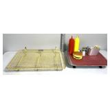 Vintage car service trays (serv-a-car)