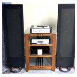 Rotel stereo system see description