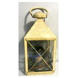 Hanging bird tin house decor
