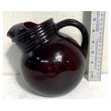 Anchor hocking royal ruby red pitcher