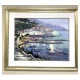 Amalfi Sunset' (or similar harbor scenes like