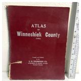 Atlas Winneshiek County Iowa 1950