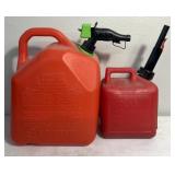 Two gas cans