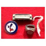 Ring/Texas pin/DIADEM