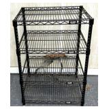 24 inch wide metal shelving stand