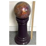 Gazing ball and stand/heavy