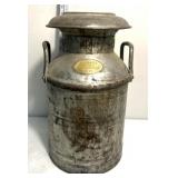 Vintage metal milk can - 5. Gal liquid measure